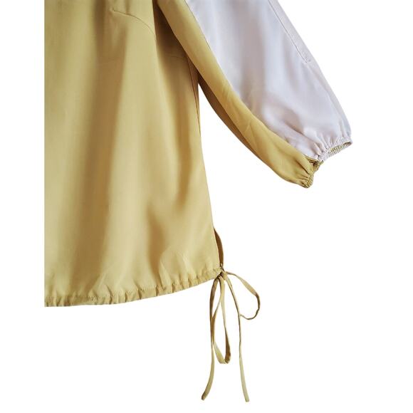 A’reve Women's S Top Chartruese Beige Drawstring Waist Lightweight Bust 36" - Picture 5 of 8
